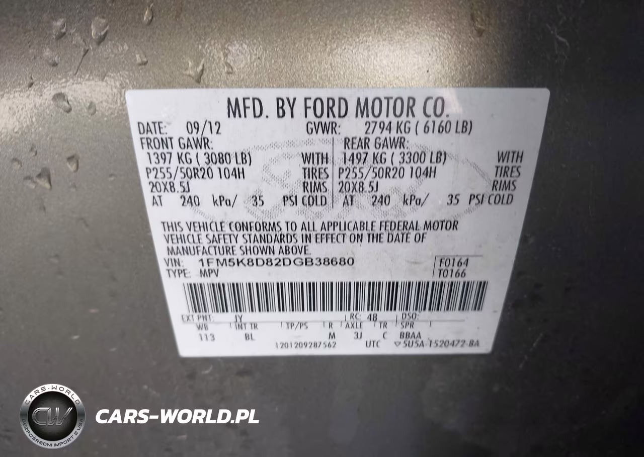 2013 Ford Explorer Xlt VIN:1FM5K8D82DGB38680 - 9