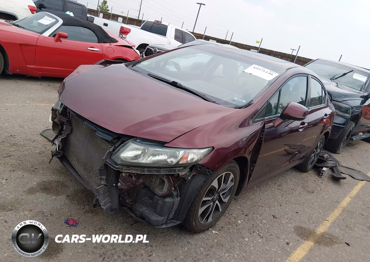 2013 Honda Civic Ex VIN:19XFB2F86DE037774 - 2