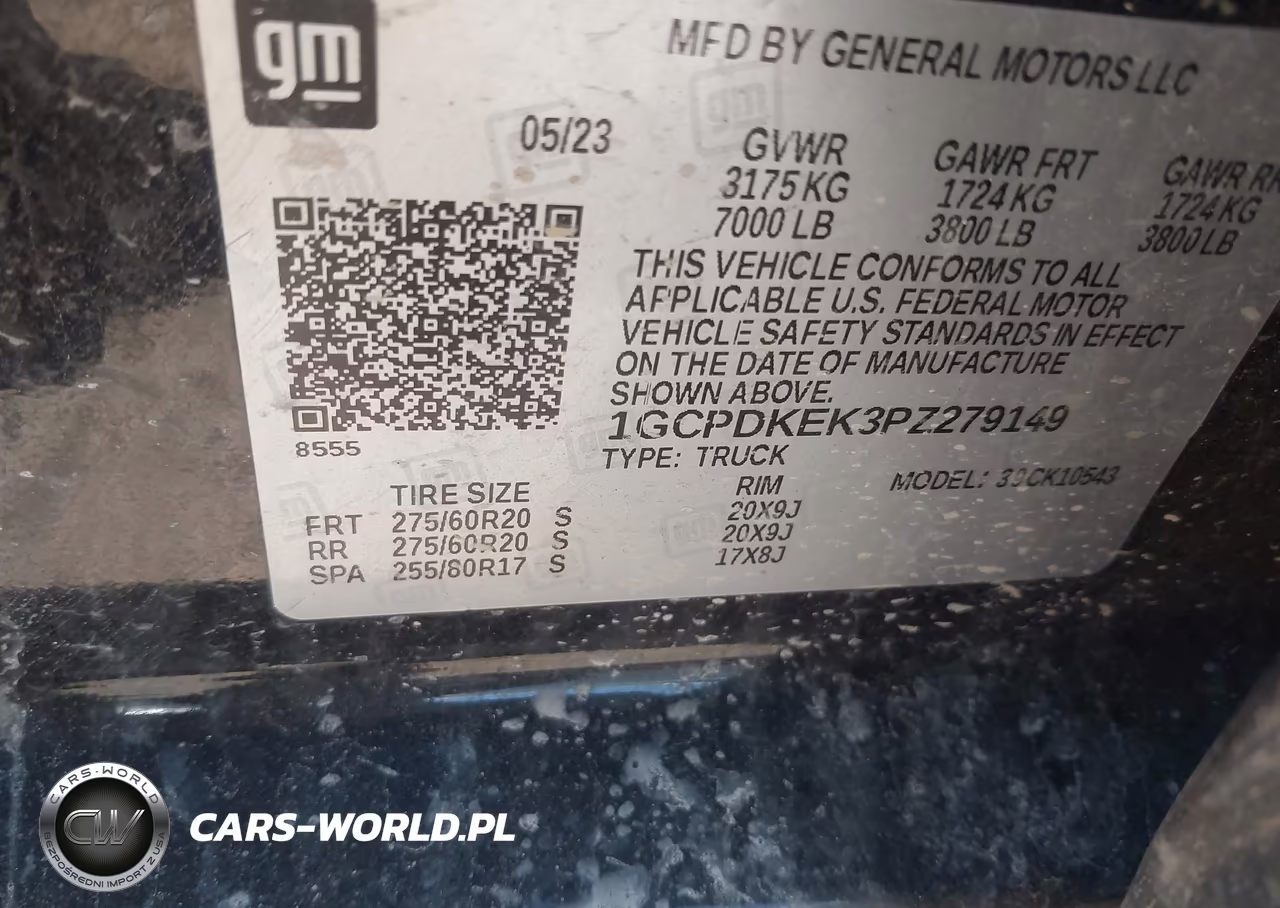 2023 Chevrolet Silverado 1500 4Wd Short Bed Lt With 2Fl VIN:1GCPDKEK3PZ279149 - 9