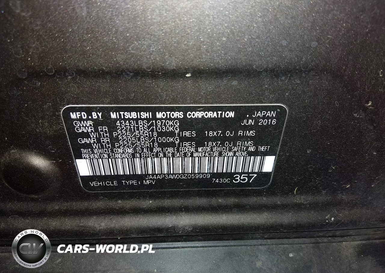 2016 Mitsubishi Outlander Sport 2.4 Es VIN:JA4AP3AW0GZ059909 - 9