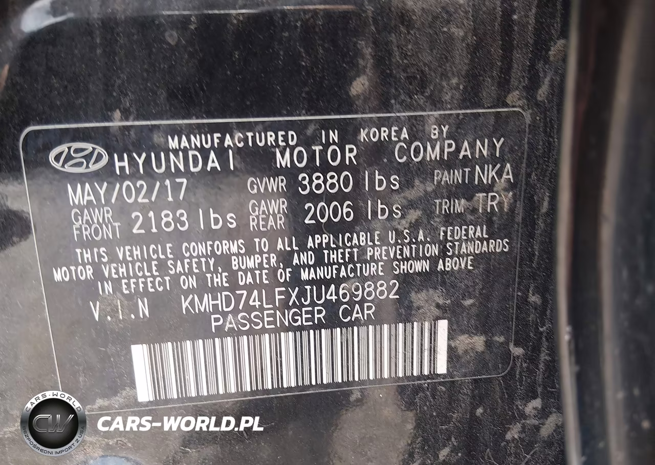 2018 Hyundai Elantra Se VIN:KMHD74LFXJU469882 - 9