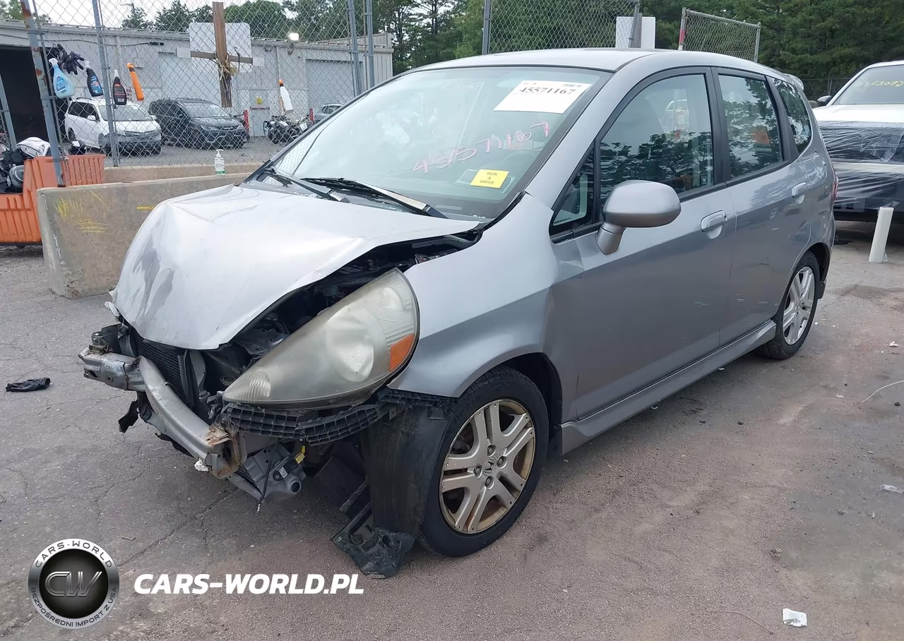 2007 Honda Fit Sport VIN:JHMGD38687S042507 - 2