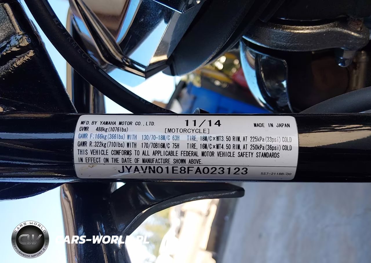 2015 Yamaha Xvs950 A-Ct VIN:JYAVN01E8FA023123 - 10