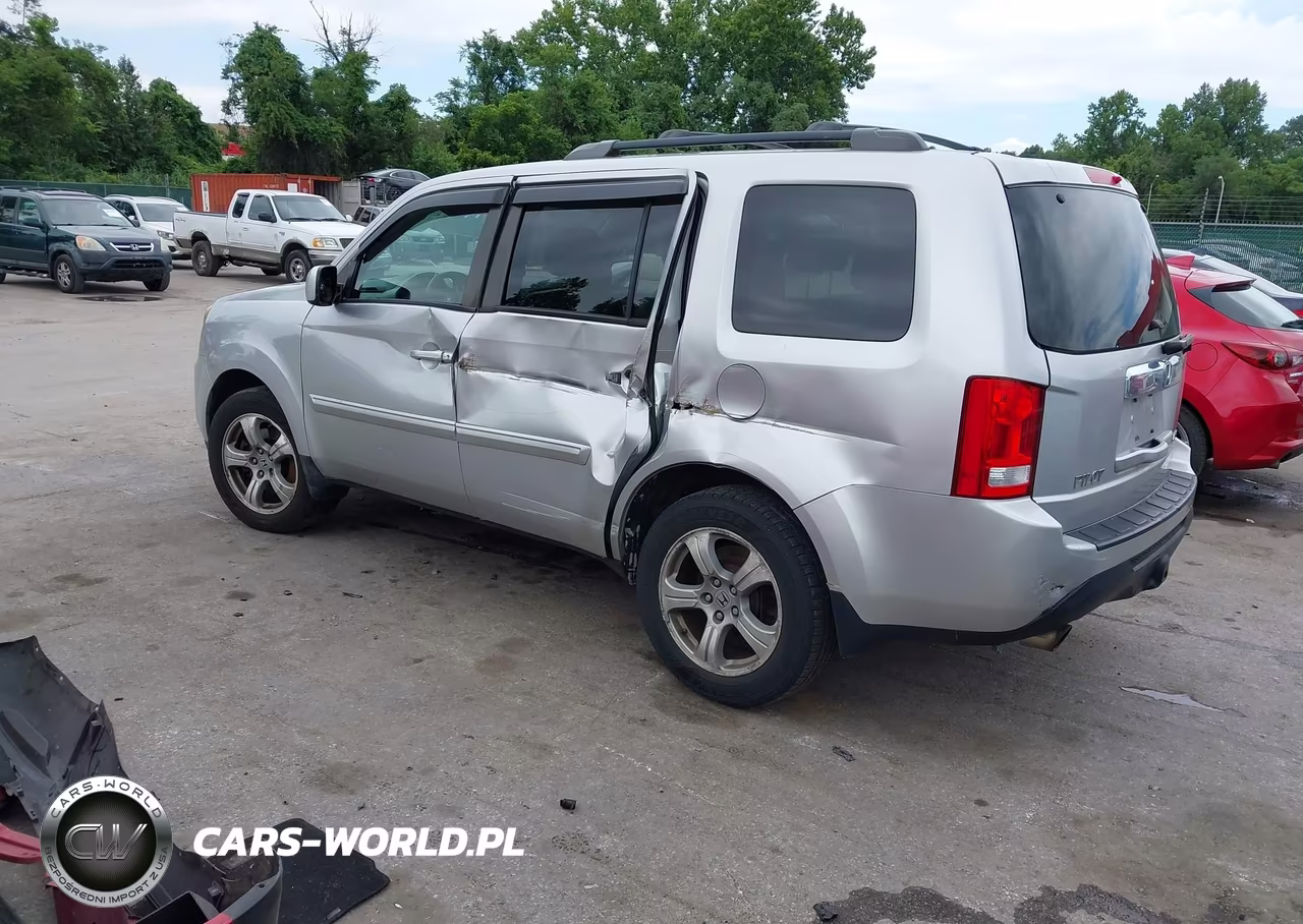 2012 Honda Pilot Ex VIN:5FNYF4H44CB002548 - 3