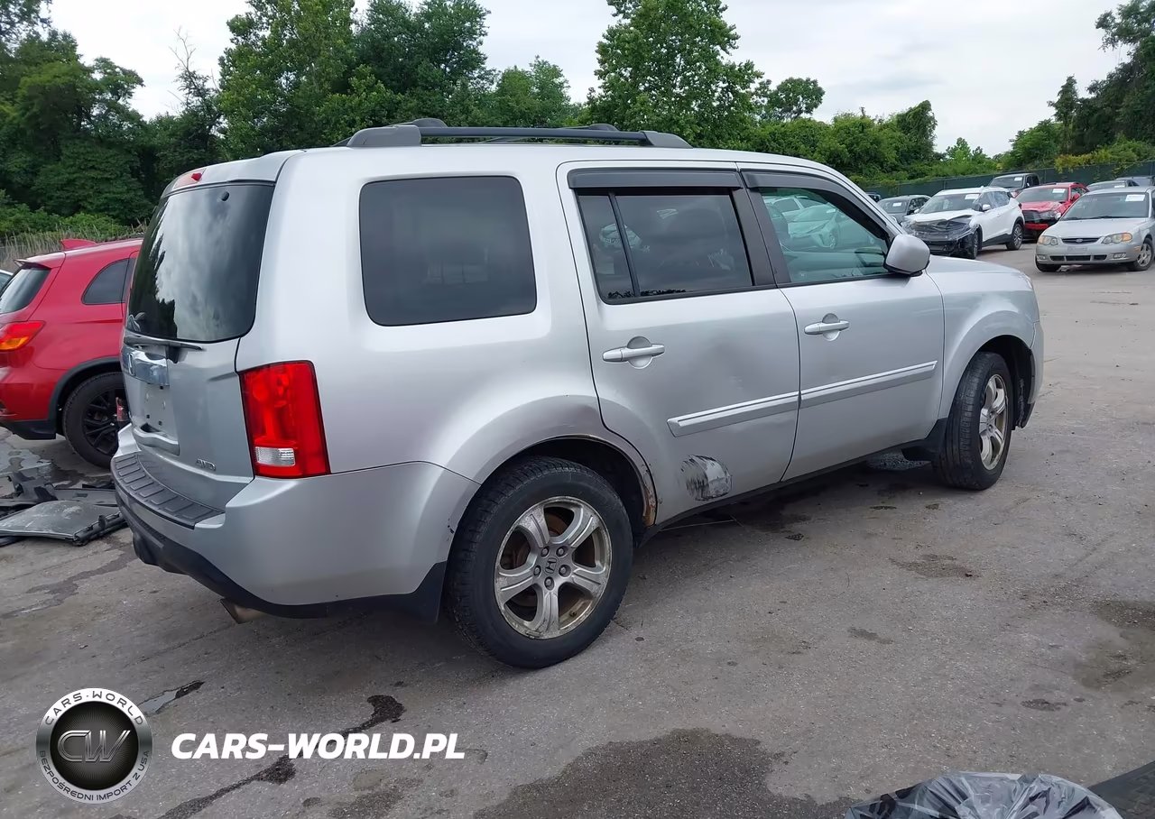 2012 Honda Pilot Ex VIN:5FNYF4H44CB002548 - 4