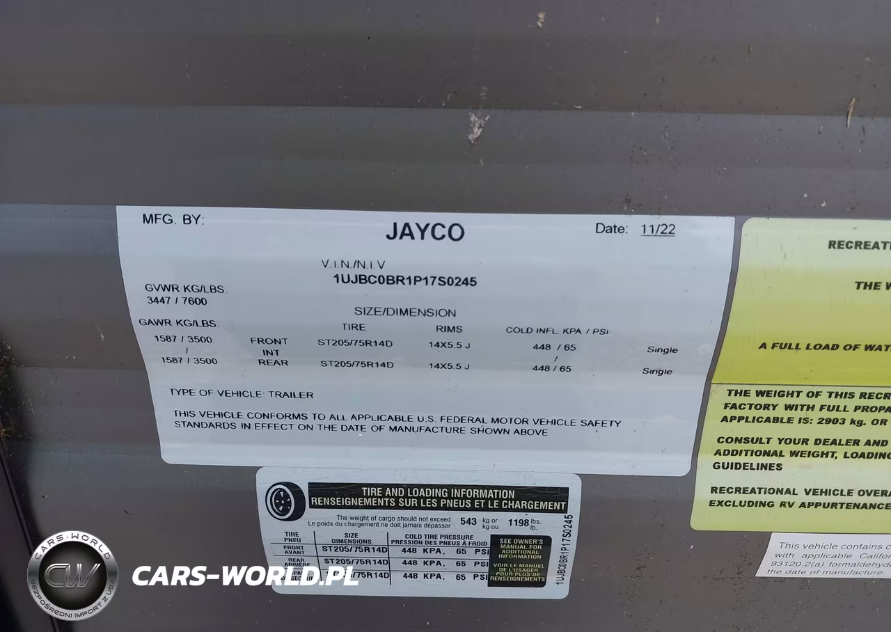 2023 Jayco Other VIN:1UJBC0BR1P17S0245 - 9