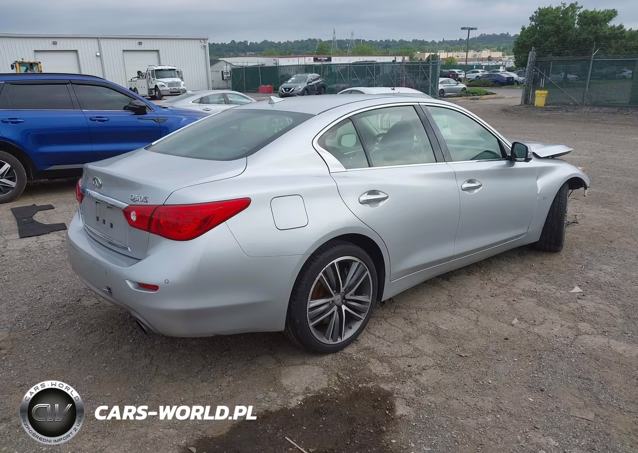2015 Infiniti Q50 Sport VIN:JN1BV7AR0FM395849 - 4