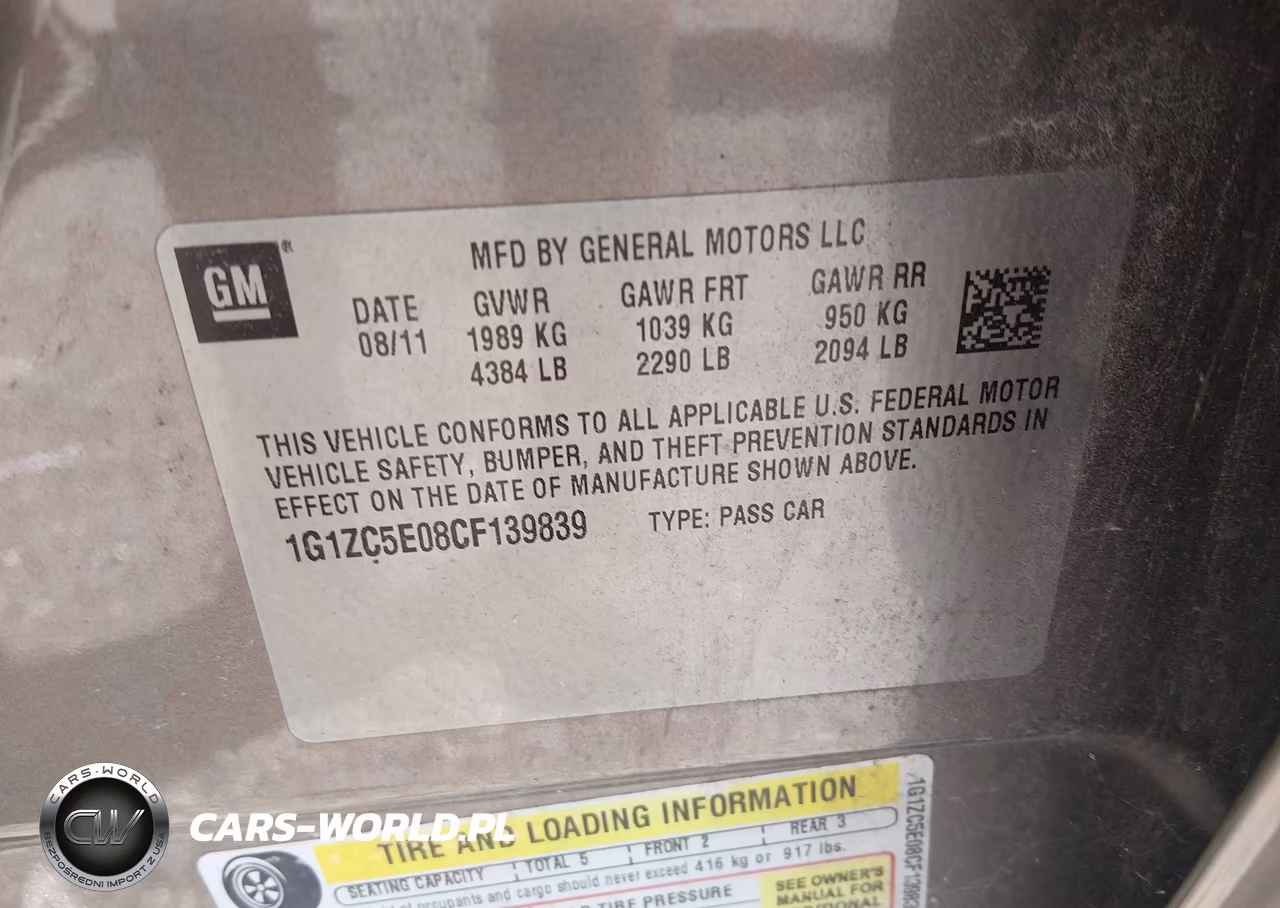 2012 Chevrolet Malibu 1Lt VIN:1G1ZC5E08CF139839 - 9
