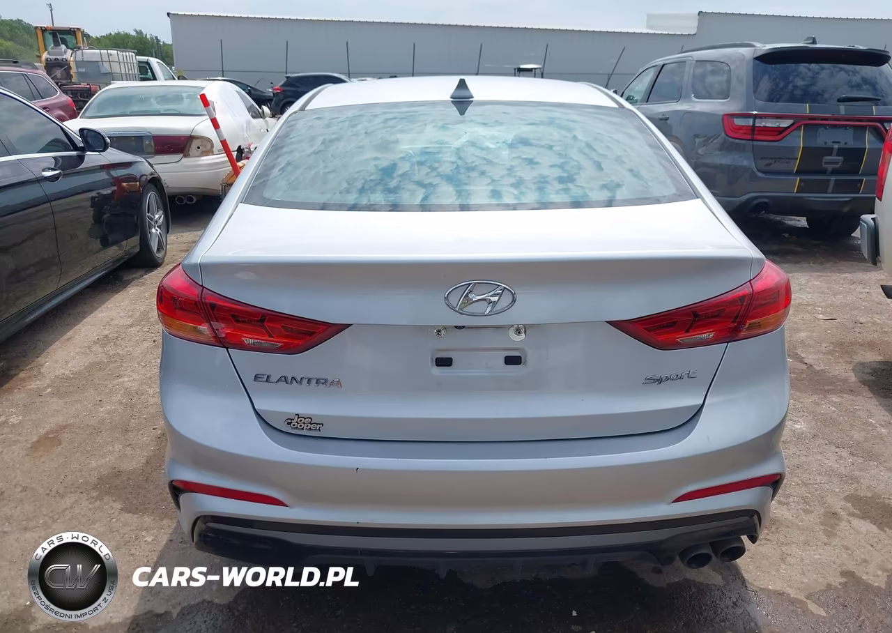 2018 Hyundai Elantra Sport VIN:KMHD04LB6JU483117 - 17