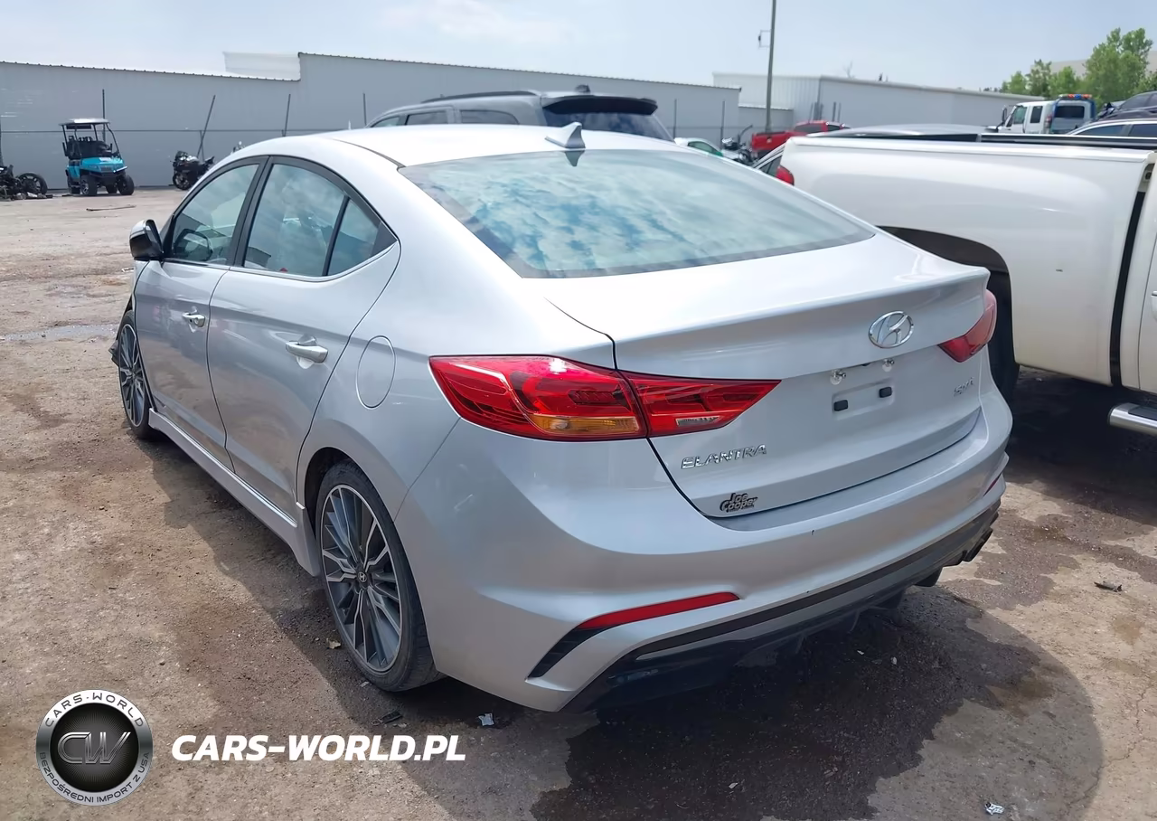 2018 Hyundai Elantra Sport VIN:KMHD04LB6JU483117 - 3