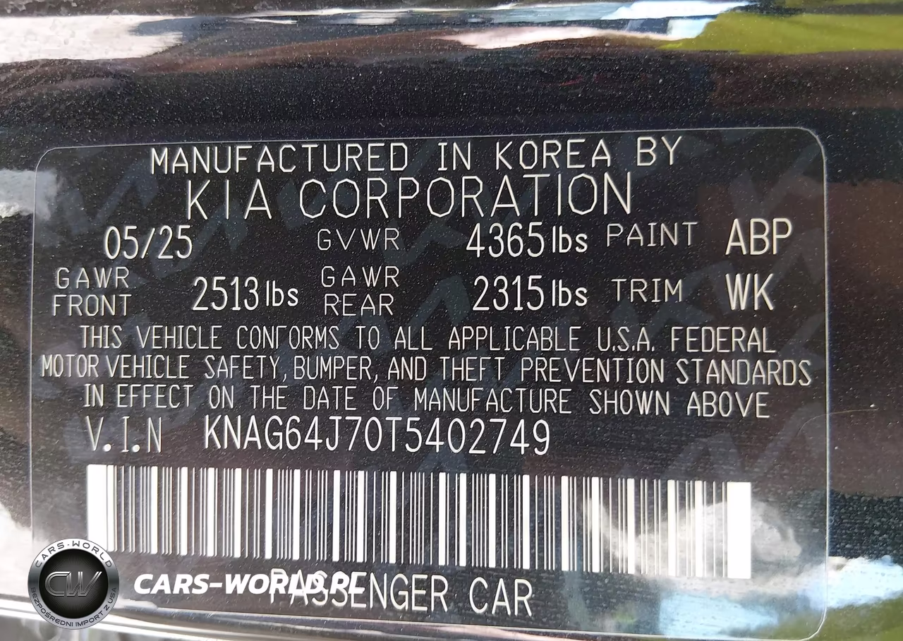 2026 Kia K5 Gt-Line Fwd VIN:KNAG64J70T5402749 - 9