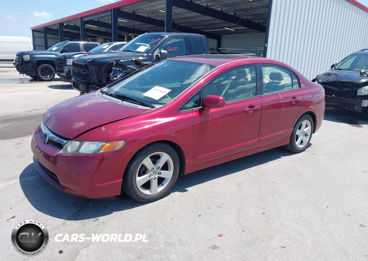 2008 Honda Civic Ex-L VIN:2HGFA16948H534839 - 2