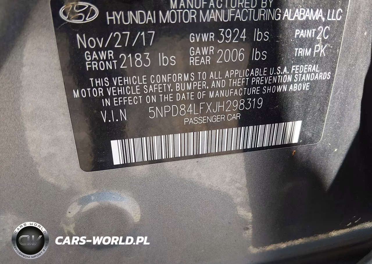 2018 Hyundai Elantra Sel VIN:5NPD84LFXJH298319 - 9