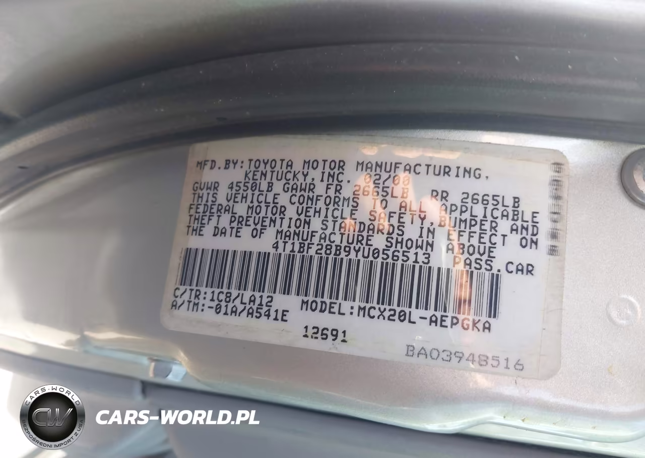 2000 Toyota Avalon Xls VIN:4T1BF28B9YU056513 - 9