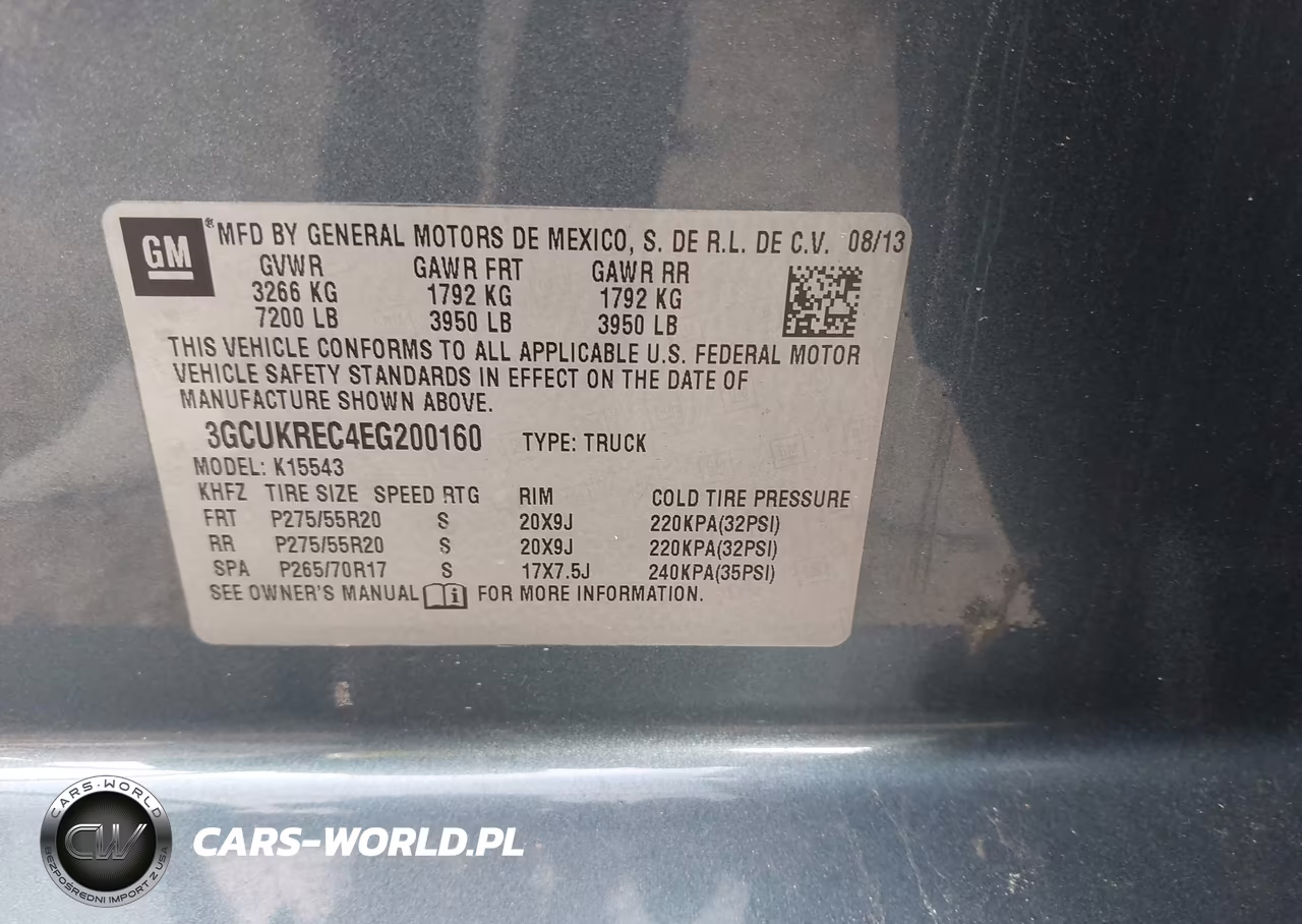 2014 Chevrolet Silverado 1500 1Lt VIN:3GCUKREC4EG200160 - 9