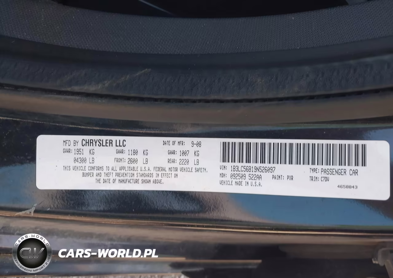2009 Dodge Avenger Sxt VIN:1B3LC56B19N526097 - 9