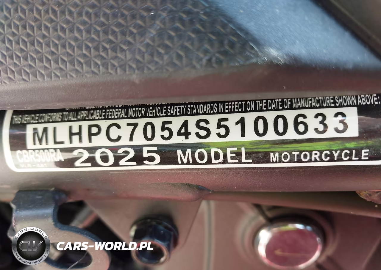2025 Honda Cbr500 Ra VIN:MLHPC7054S5100633 - 10