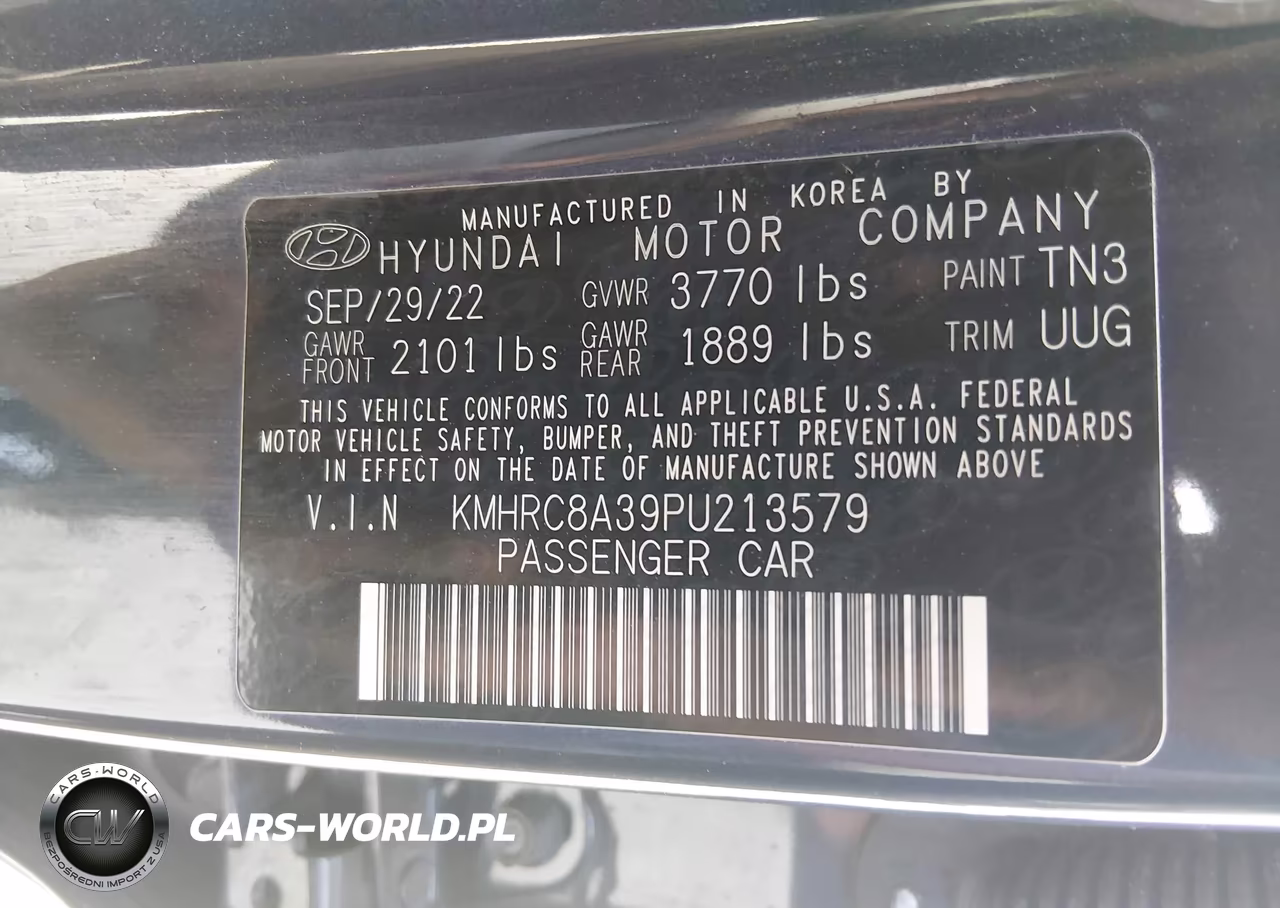 2023 Hyundai Venue Limited VIN:KMHRC8A39PU213579 - 9