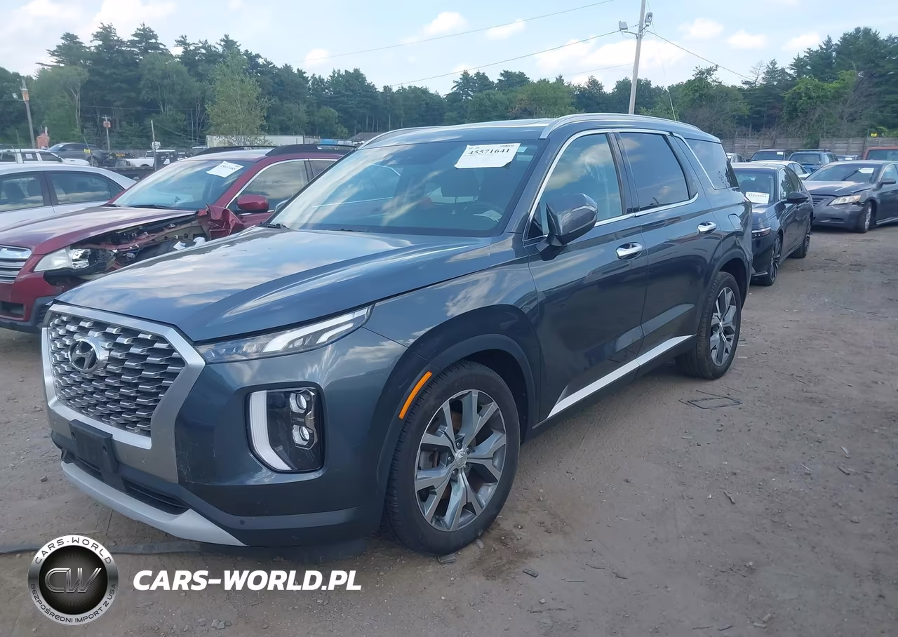 2021 Hyundai Palisade Sel VIN:KM8R4DHE6MU231921 - 2