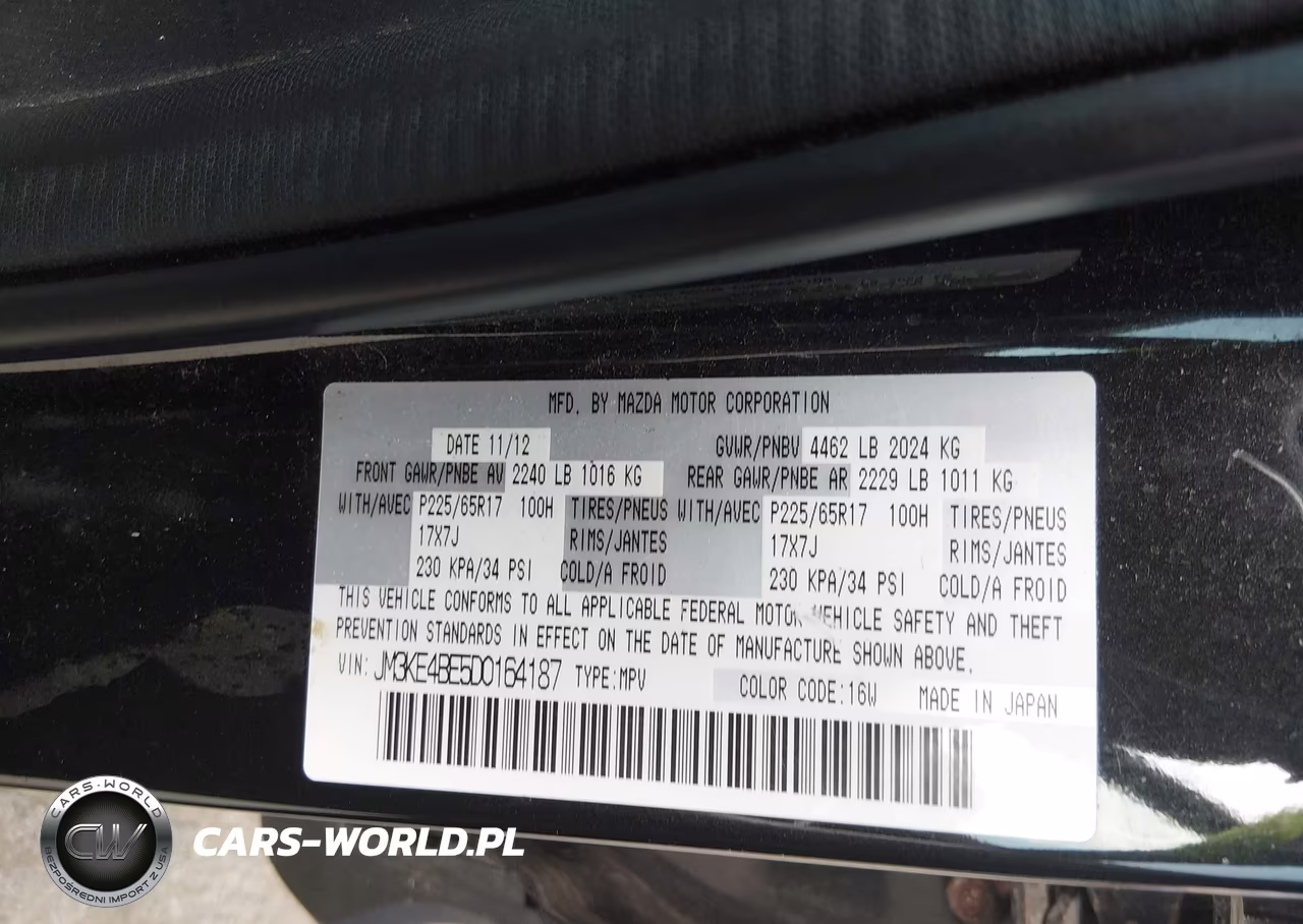 2013 Mazda Cx-5 Sport VIN:JM3KE4BE5D0164187 - 9
