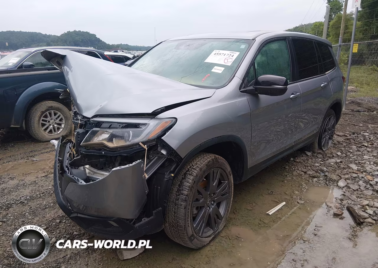 2021 Honda Passport Awd Ex-L VIN:5FNYF8H57MB035710 - 2