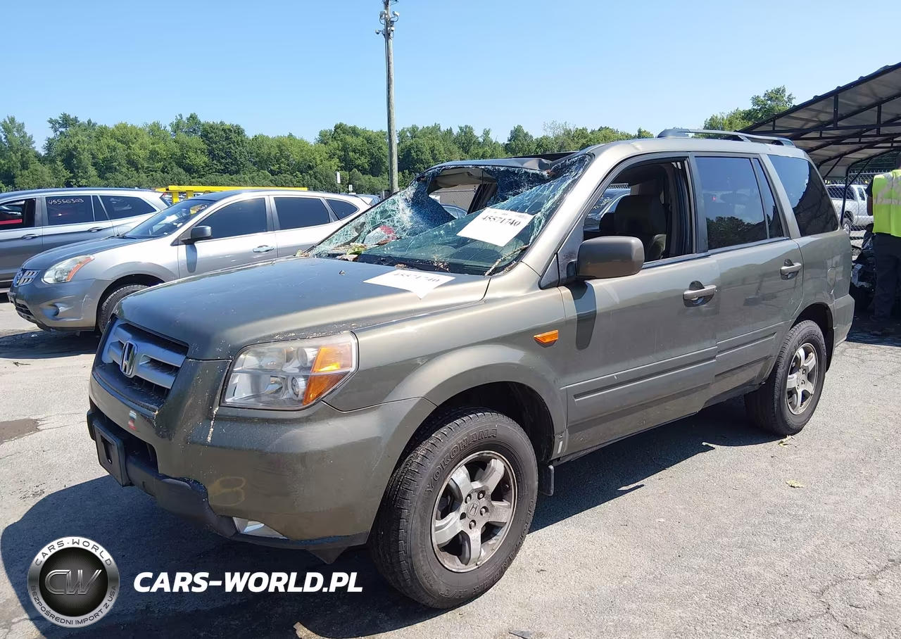 2007 Honda Pilot Ex-L VIN:2HKYF18547H530542 - 2