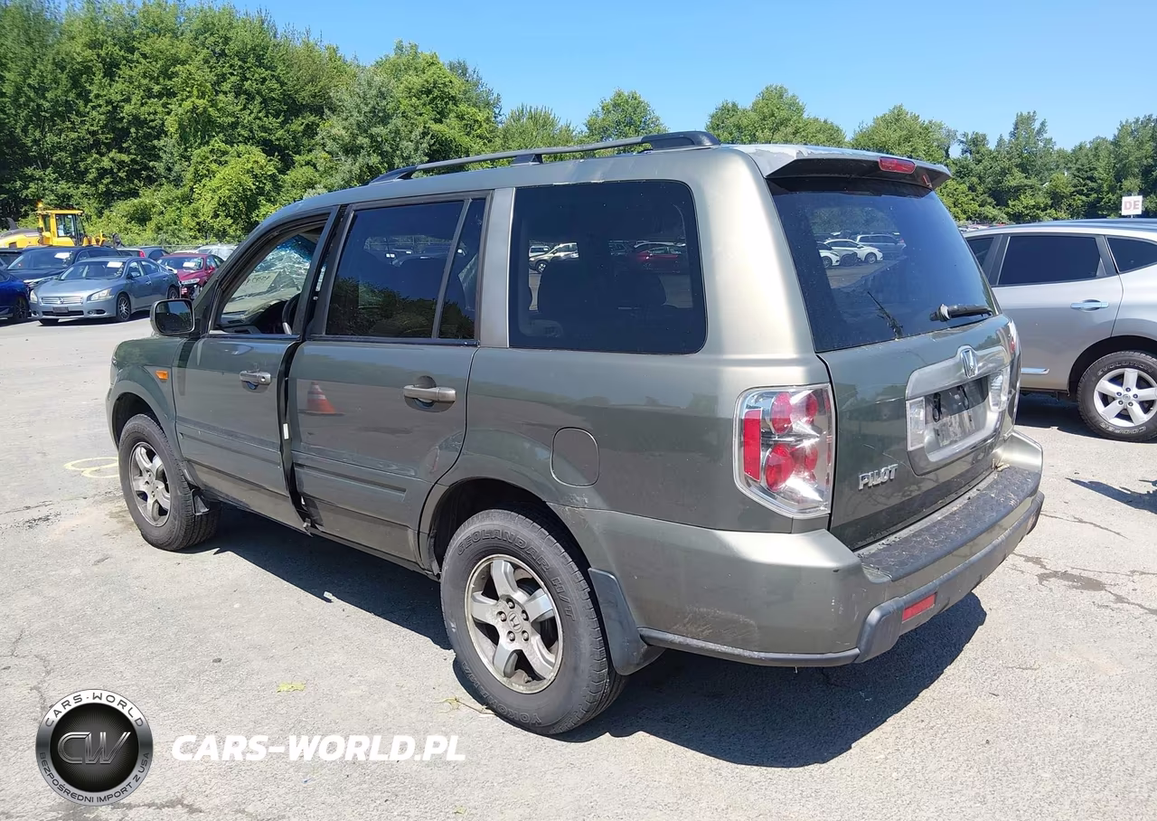 2007 Honda Pilot Ex-L VIN:2HKYF18547H530542 - 3