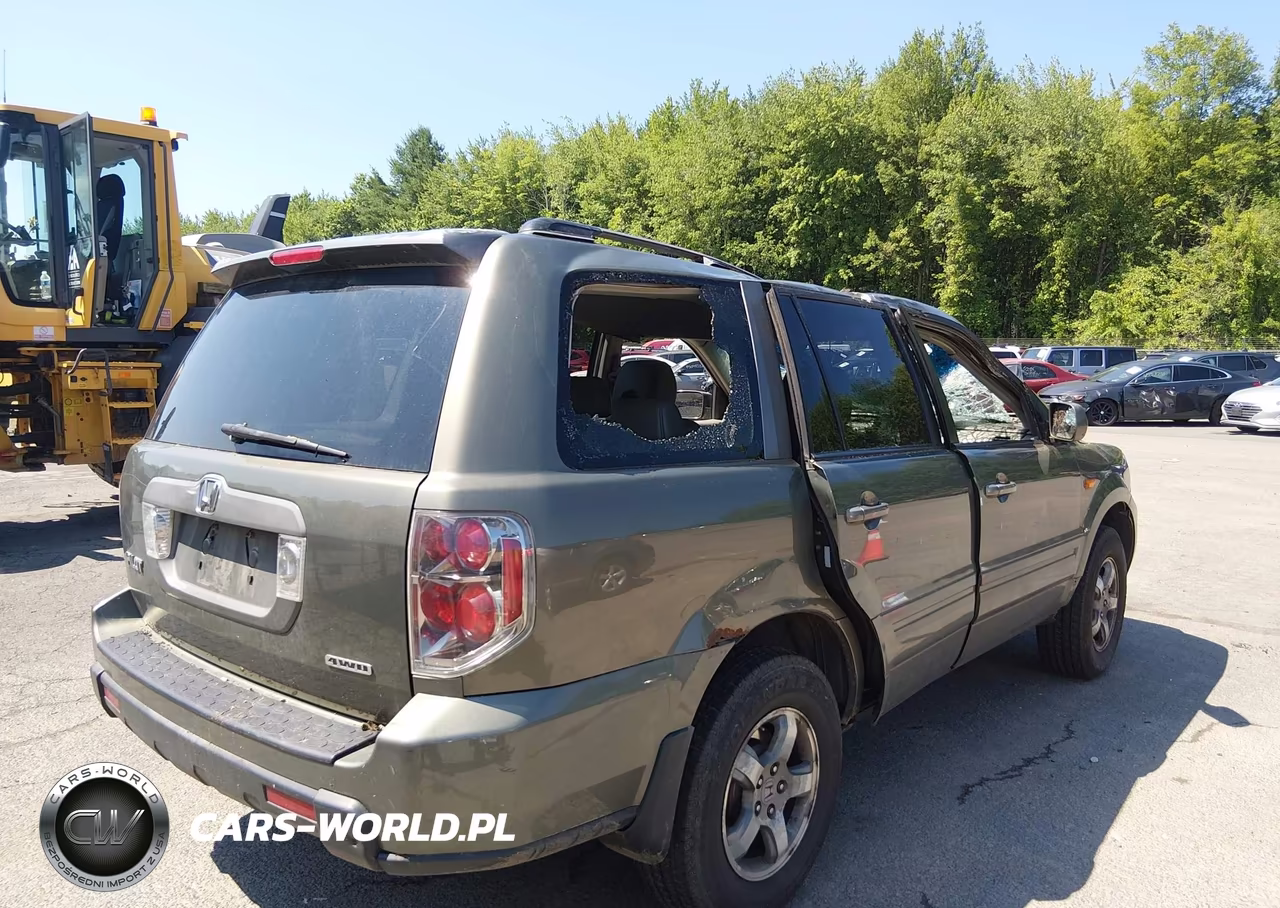2007 Honda Pilot Ex-L VIN:2HKYF18547H530542 - 4