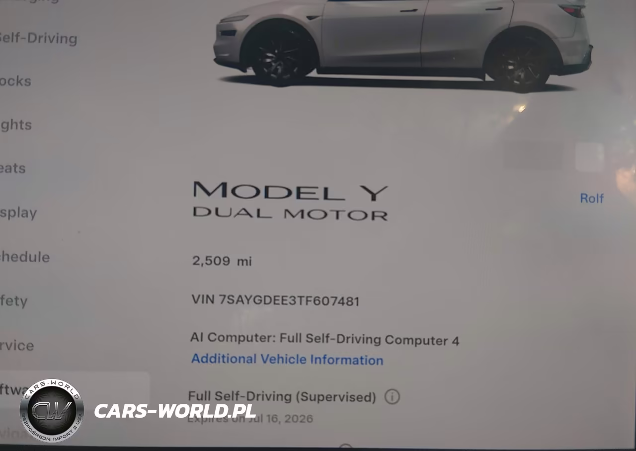 2026 Tesla Model Y All-Wheel Drive-Long Range Launch Series-Premium All-Wheel Drive VIN:7SAYGDEE3TF607481 - 14