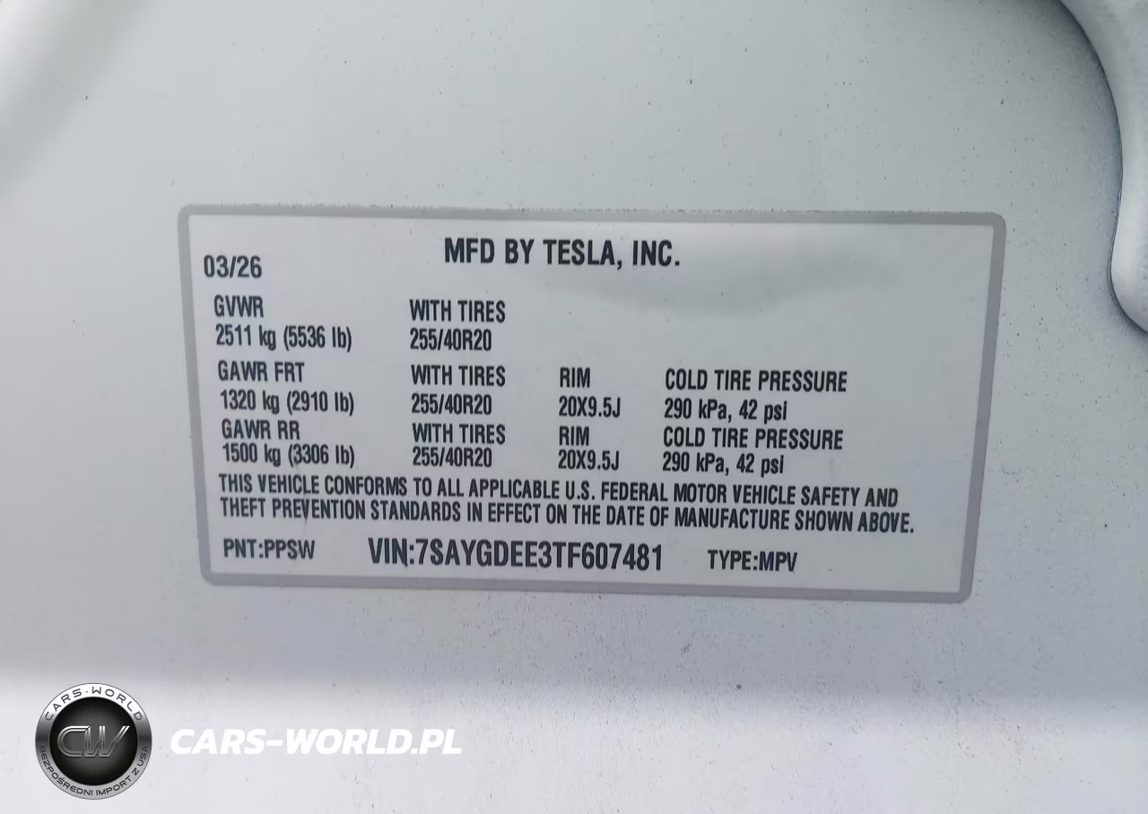 2026 Tesla Model Y All-Wheel Drive-Long Range Launch Series-Premium All-Wheel Drive VIN:7SAYGDEE3TF607481 - 9