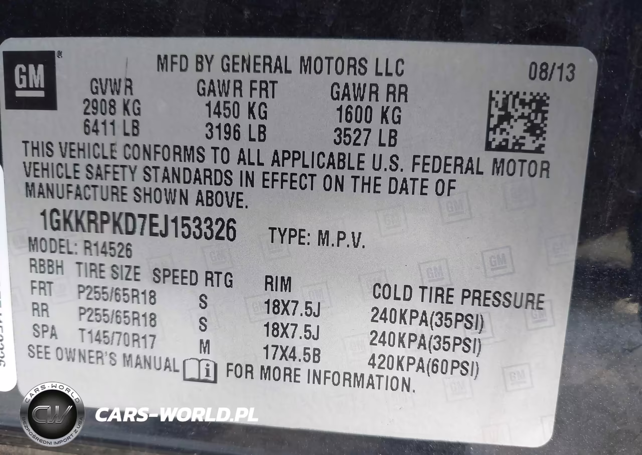 2014 GMC Acadia Sle-2 VIN:1GKKRPKD7EJ153326 - 9