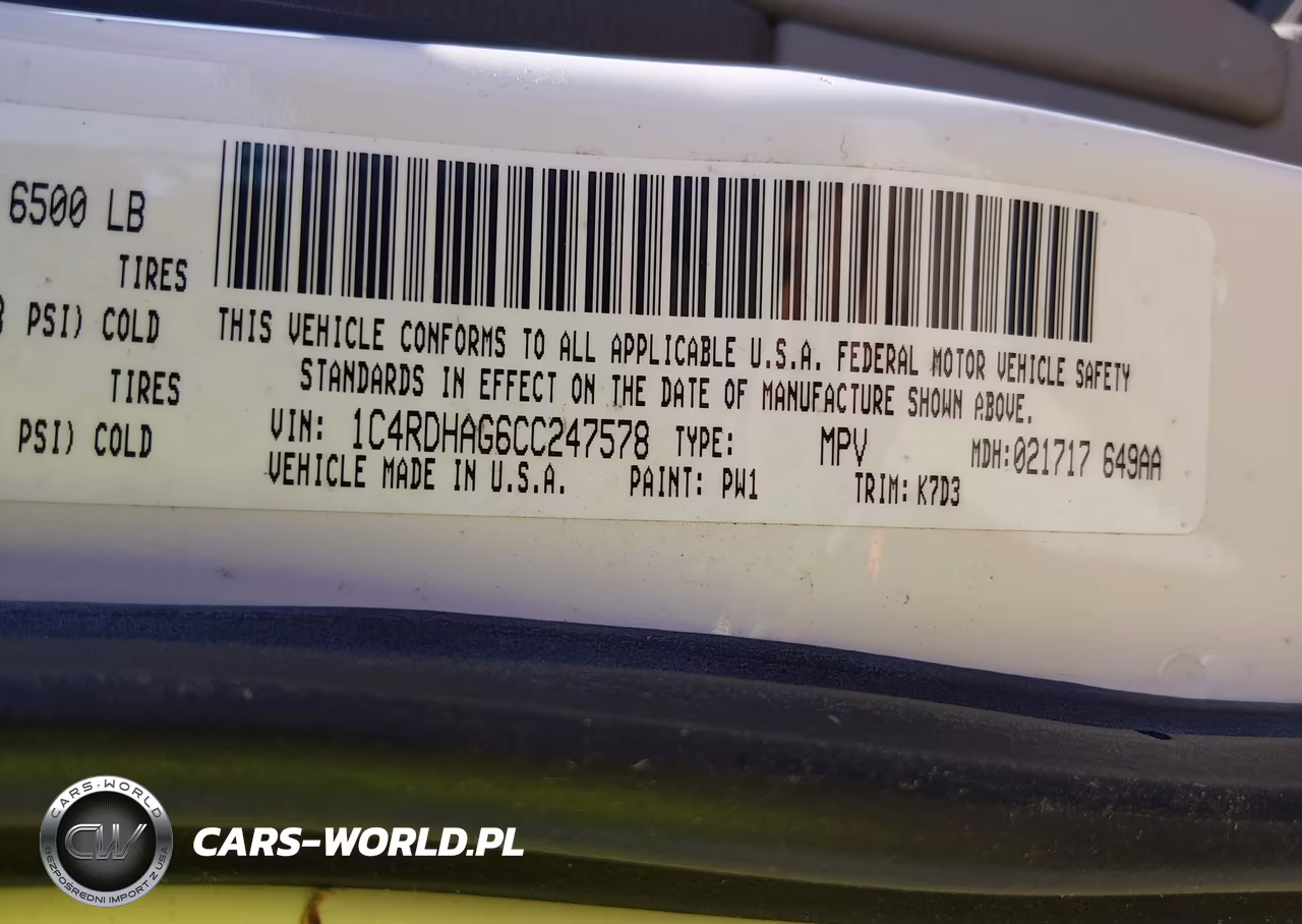 2012 Dodge Durango Sxt VIN:1C4RDHAG6CC247578 - 9