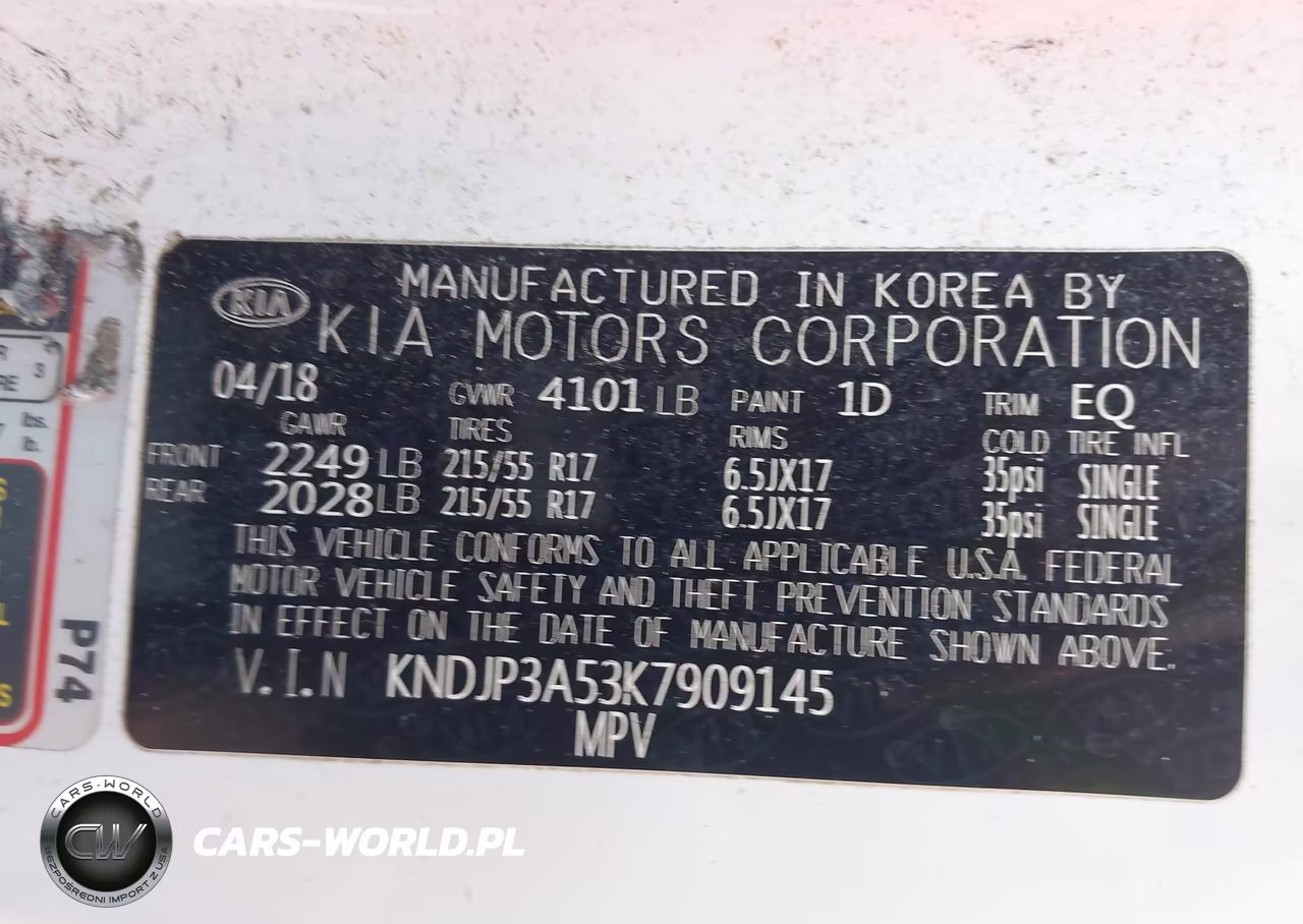 2019 Kia Soul + VIN:KNDJP3A53K7909145 - 9