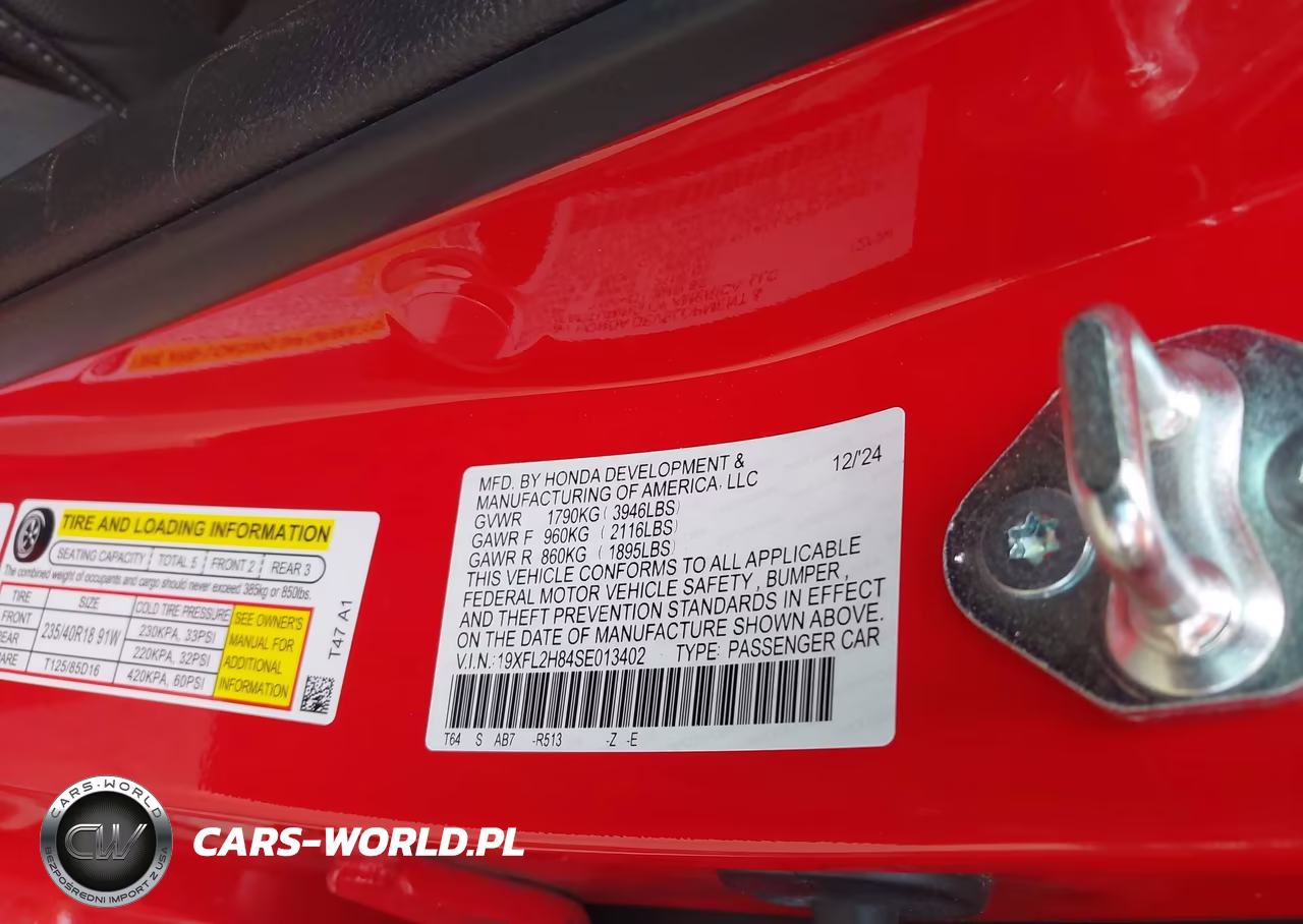 2025 Honda Civic Sedan Sport VIN:19XFL2H84SE013402 - 9