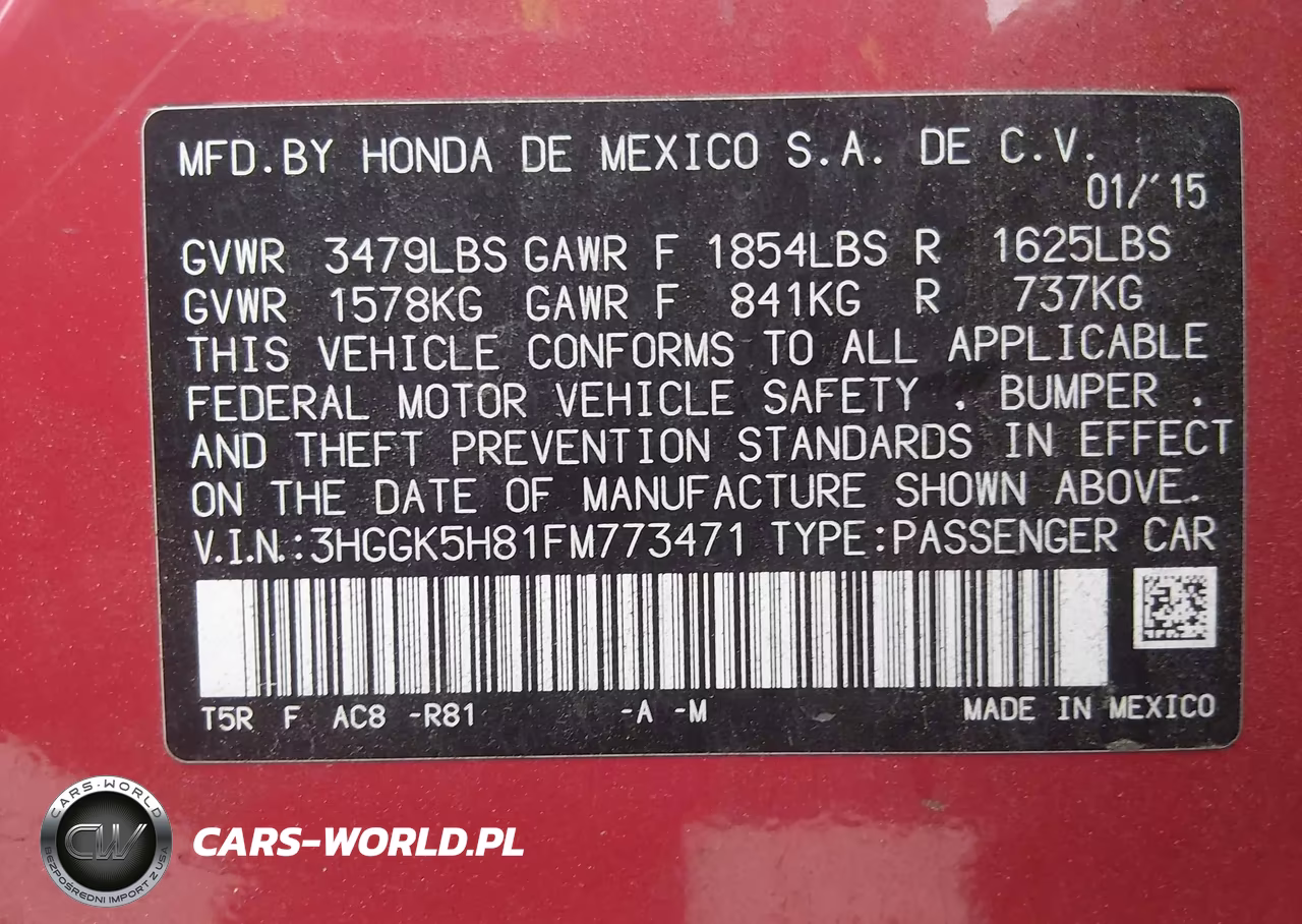 2015 Honda Fit Ex-Ex-L VIN:3HGGK5H81FM773471 - 9
