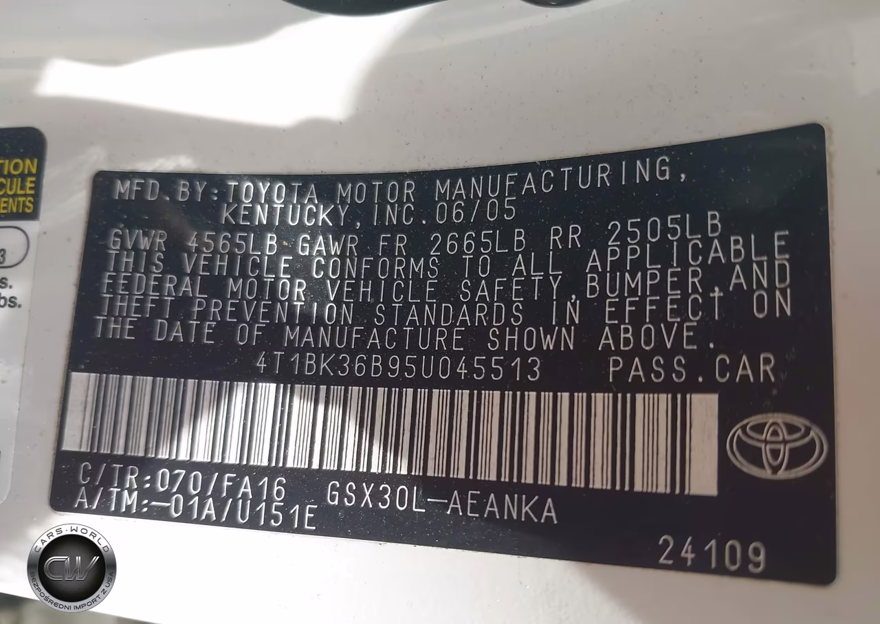2005 Toyota Avalon Xl VIN:4T1BK36B95U045513 - 9