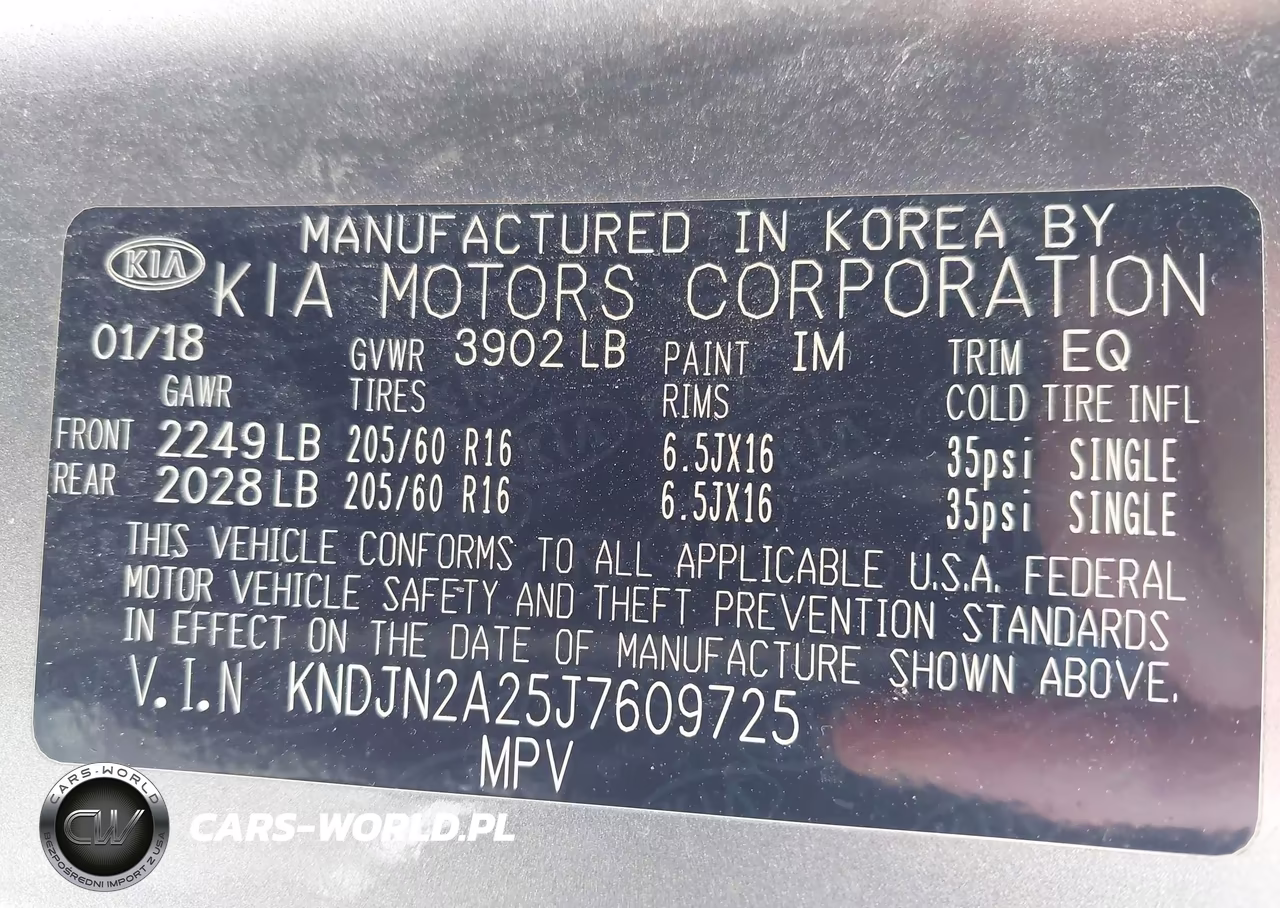 2018 Kia Soul VIN:KNDJN2A25J7609725 - 9
