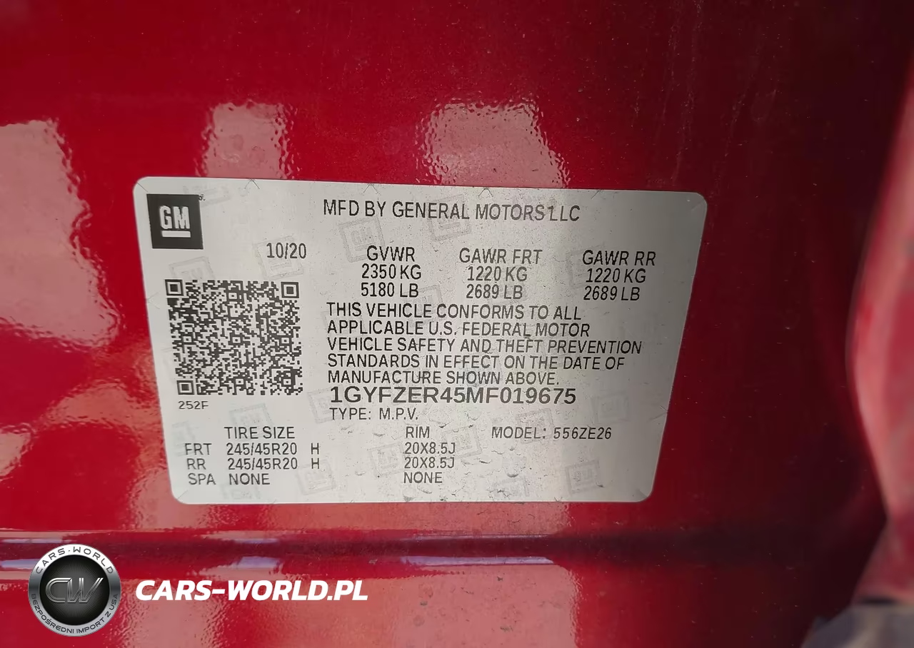 2021 Cadillac Xt4 Fwd Sport VIN:1GYFZER45MF019675 - 9