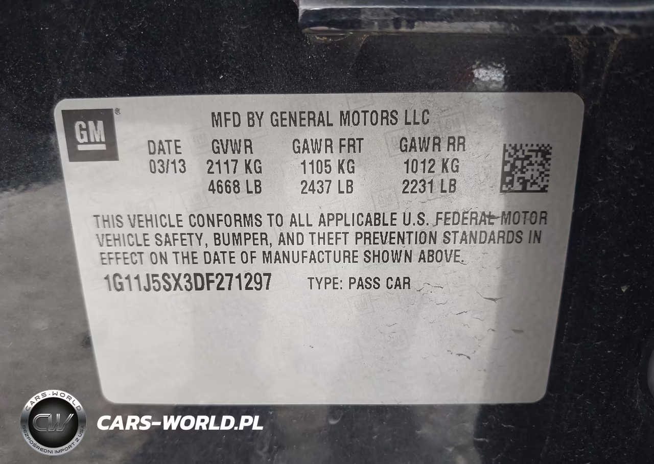 2013 Chevrolet Malibu 2Lz VIN:1G11J5SX3DF271297 - 9
