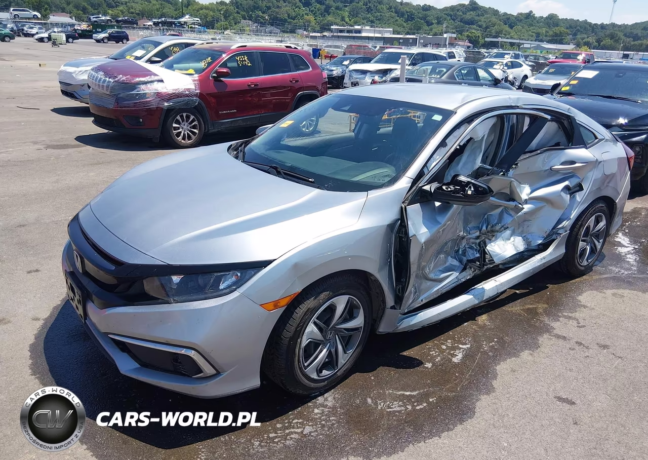 2020 Honda Civic Lx VIN:19XFC2E6XLE001047 - 2