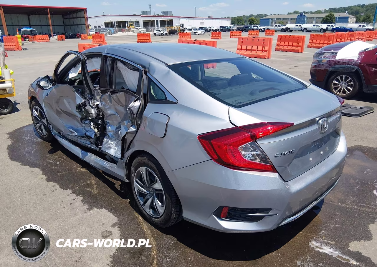 2020 Honda Civic Lx VIN:19XFC2E6XLE001047 - 3