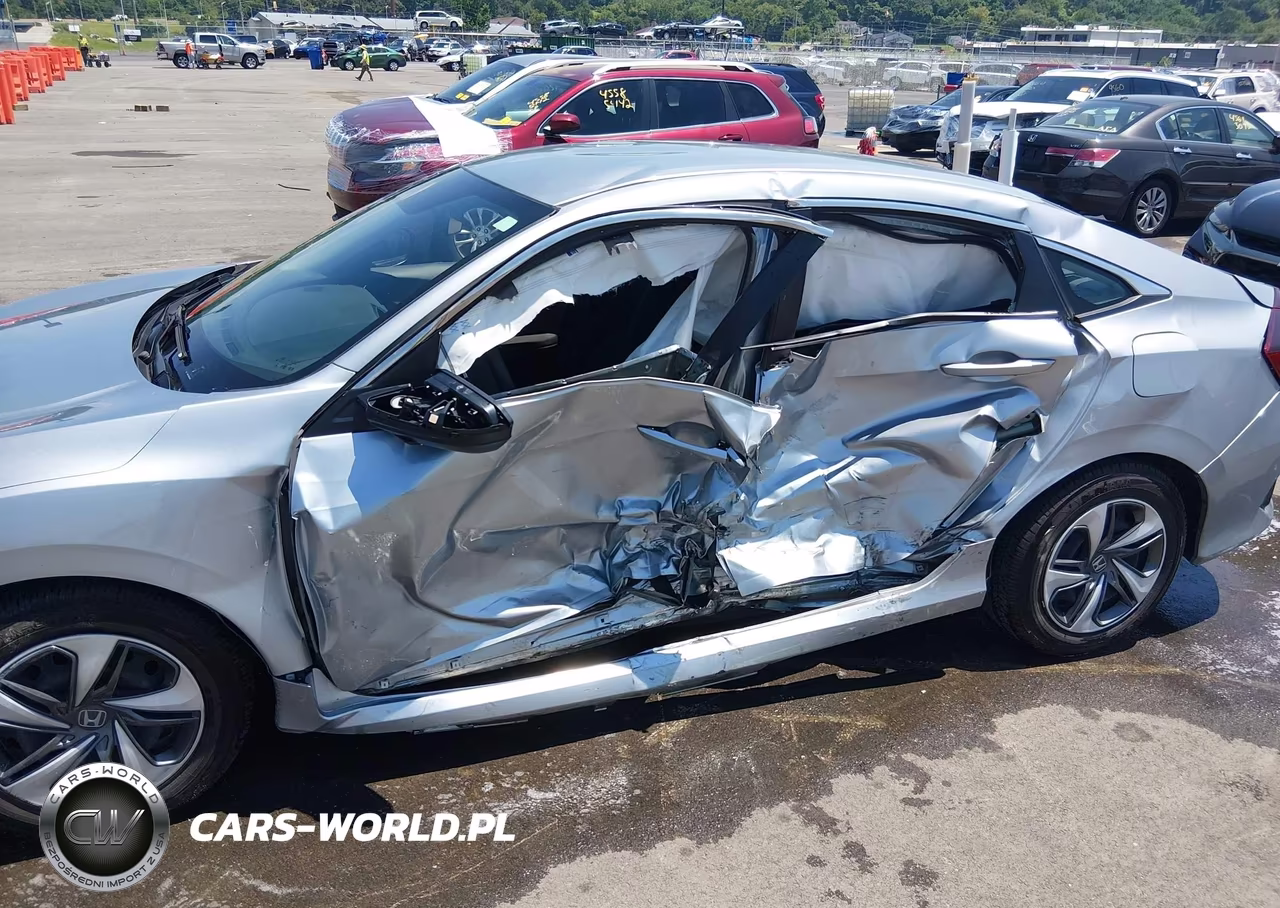 2020 Honda Civic Lx VIN:19XFC2E6XLE001047 - 6