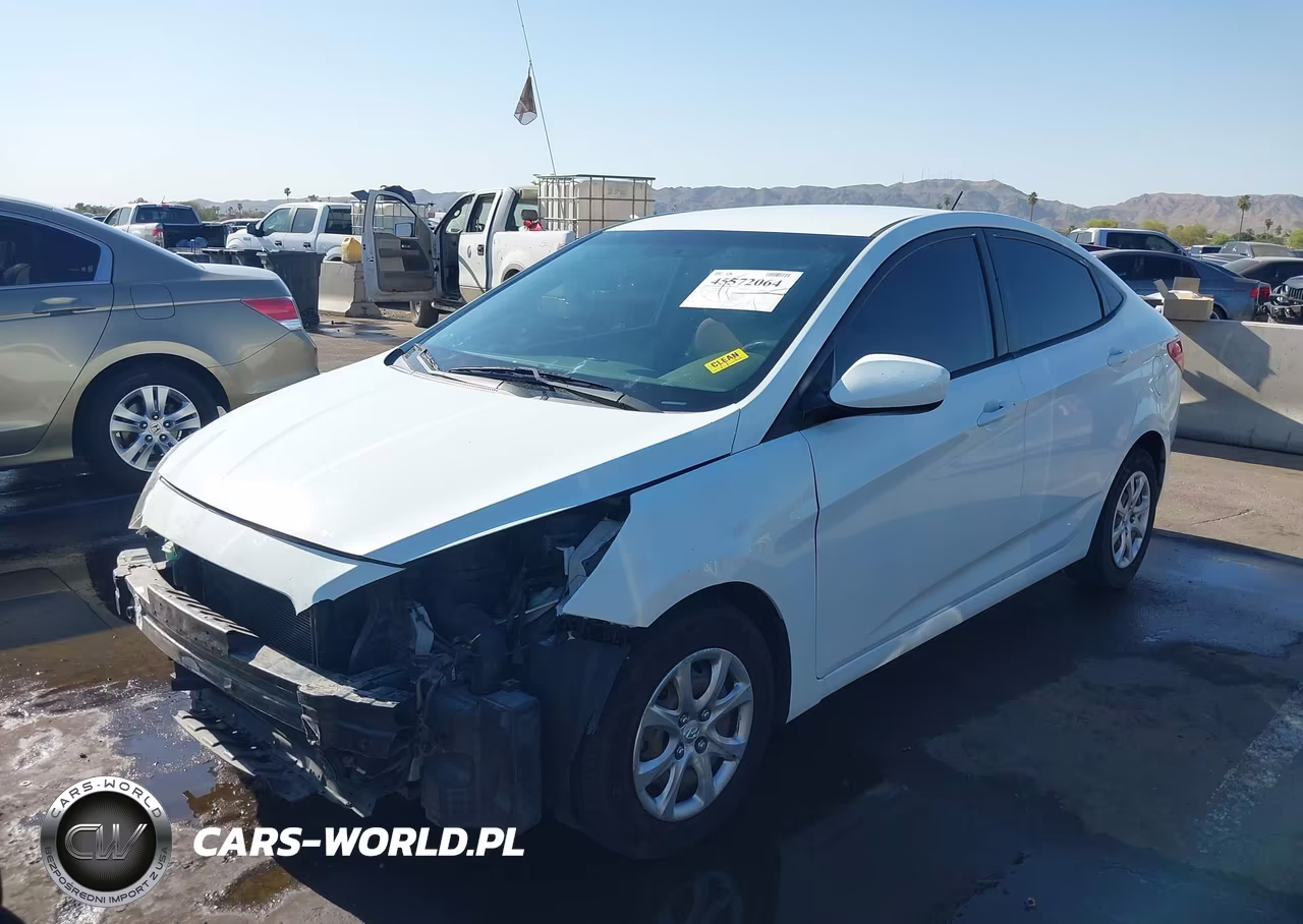 2013 Hyundai Accent Gls VIN:KMHCT4AE1DU447713 - 6