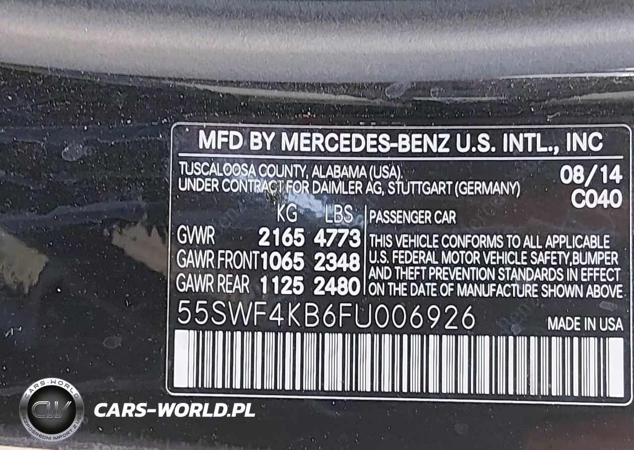 2015 Mercedes-Benz C 300 4Matic-Luxury 4Matic-Sport 4Matic VIN:55SWF4KB6FU006926 - 9