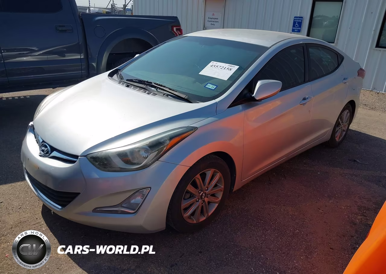 2015 Hyundai Elantra Se VIN:5NPDH4AE6FH618947 - 2