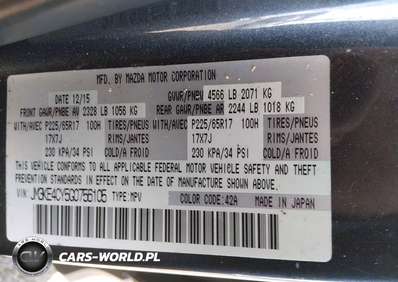 2016 Mazda Cx-5 Touring VIN:JM3KE4CY5G0756105 - 9