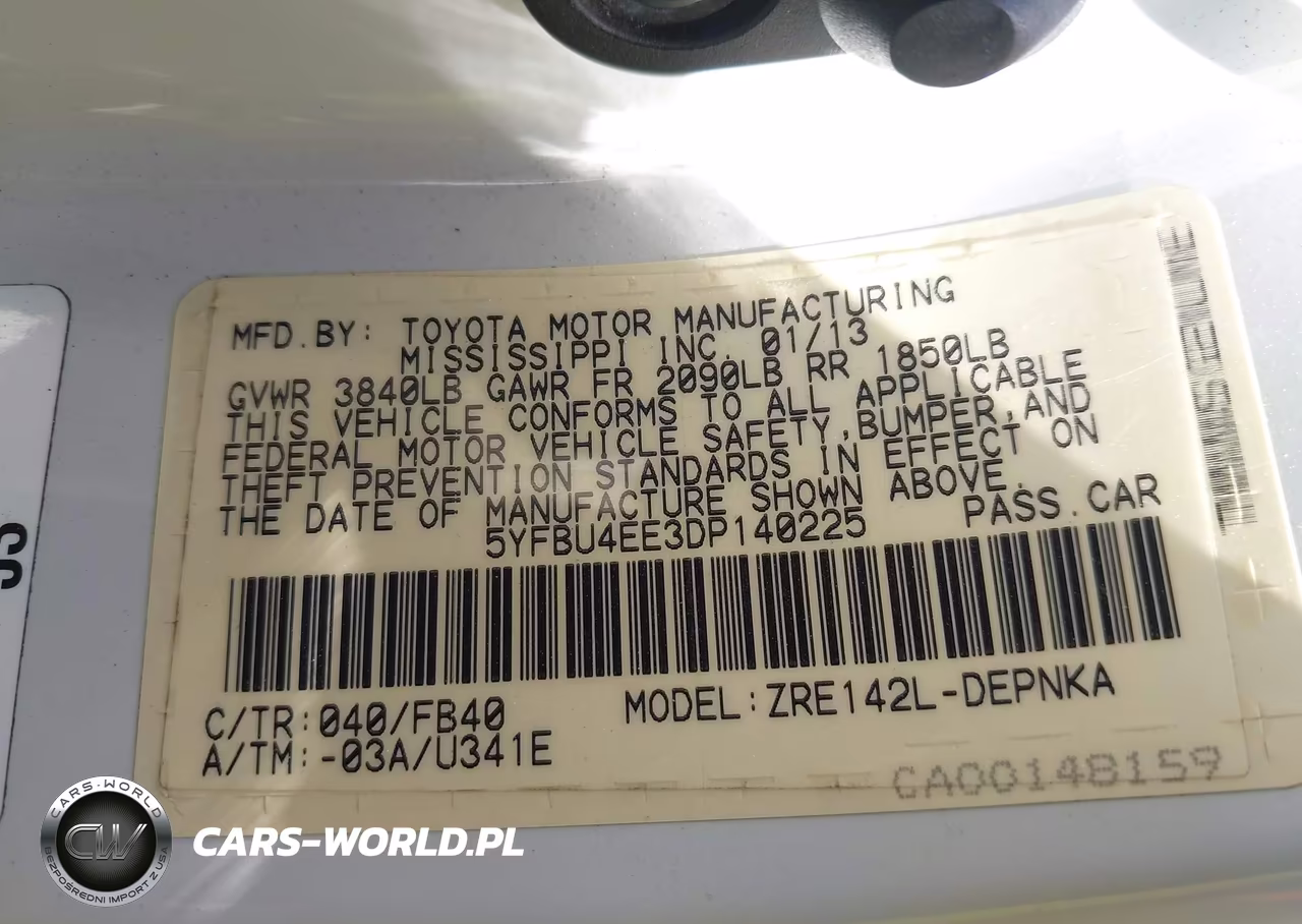 2013 Toyota Corolla Le VIN:5YFBU4EE3DP140225 - 9