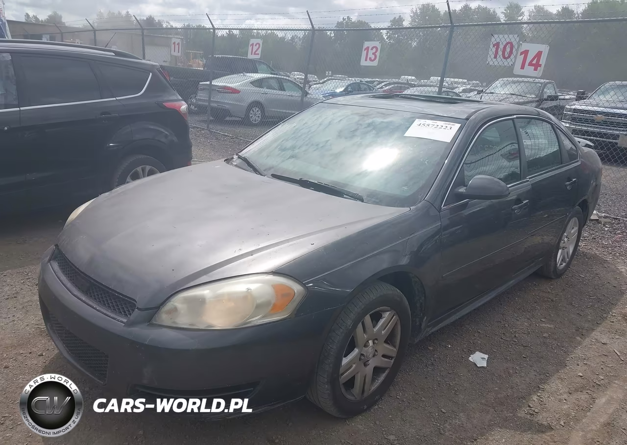 2013 Chevrolet Impala Lt VIN:2G1WG5E35D1186773 - 2