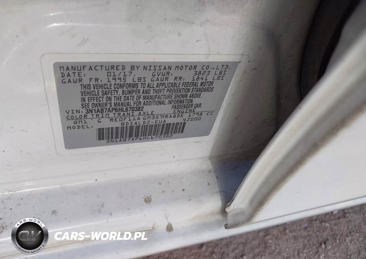 2017 Nissan Sentra Sv VIN:3N1AB7AP6HL670382 - 9