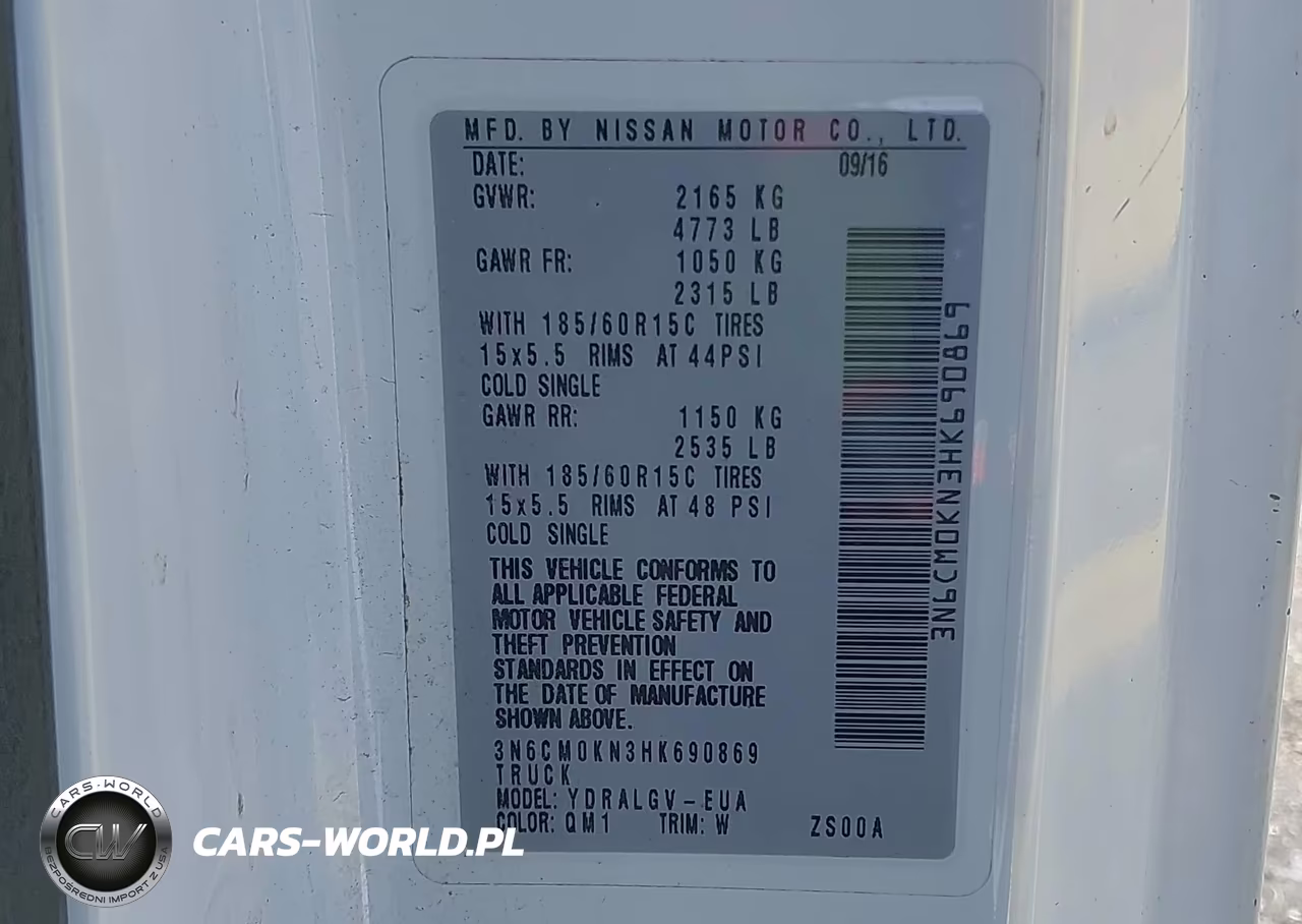 2017 Nissan Nv200 Sv VIN:3N6CM0KN3HK690869 - 9